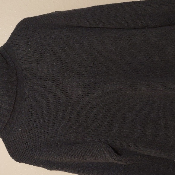 USED EDDIE BAUER Rest and Repeat Funnel Neck Sweater SIZE M COLOR GRAY GREEN - Picture 3 of 10